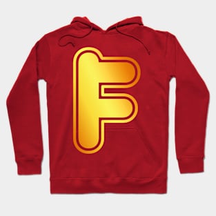 F Golden Alphabet Hoodie